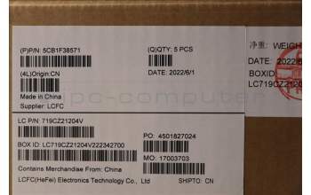 Lenovo 5CB1F38571 COVER Upper Case ASM_NORDIC L82RF STw/BU