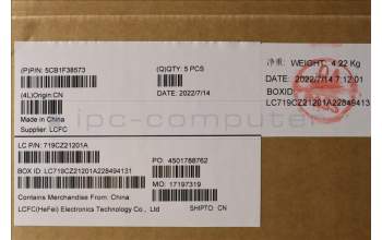 Lenovo 5CB1F38573 COVER Upper Case ASM_RUS L82RF ST w/BU