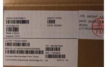 Lenovo 5CB1F38577 COVER Upper Case ASM_TC L82RF ST w/BU