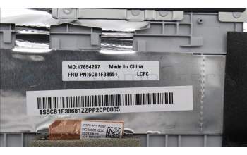 Lenovo 5CB1F38681 COVER Upper Case ASM_LA SPA L82RB CLGY