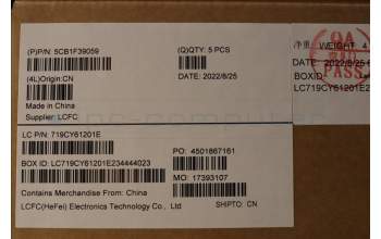 Lenovo 5CB1F39059 COVER Upper Case ASM_TC L82RB STGY