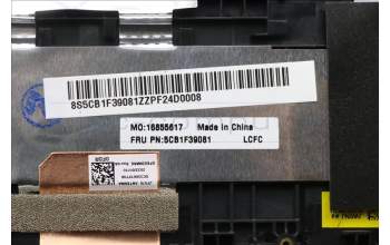 Lenovo 5CB1F39081 COVER Upper Case ASM_ITA L82RB STGY RGB
