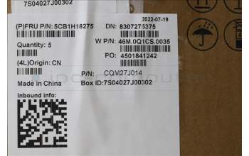 Lenovo 5CB1H18275 COVER Upper Case ASM_EURO EN W 21AR AG