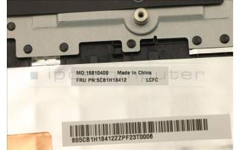 Lenovo 5CB1H18412 COVER Upper Case ASM_UKE L82S0 SG w/WH