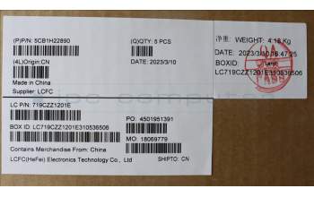 Lenovo 5CB1H22890 COVER Upper Case ASM_ENG L82RC CLGY RGB