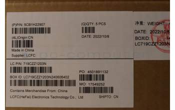 Lenovo 5CB1H22907 COVER Upper Case ASM_RUS L82RC CLGY RGB