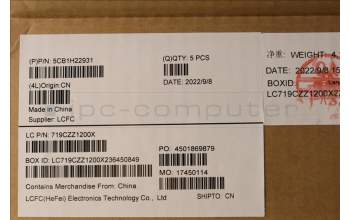 Lenovo 5CB1H22931 COVER Upper Case ASM_HUN L82RC STGY