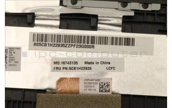Lenovo 5CB1H22935 COVER Upper Case ASM_KOR L82RC STGY