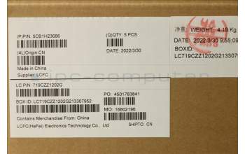 Lenovo 5CB1H23686 COVER Upper Case ASM_LA SPA L82RCSTGYRGB