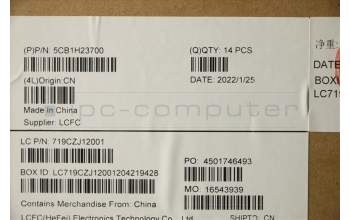 Lenovo 5CB1H23700 COVER Lower Case L 82LU OAT