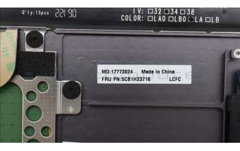 Lenovo 5CB1H23716 COVER Upper Case ASM_RUS L82LU GREY