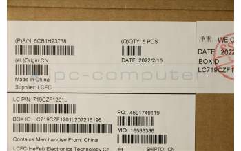 Lenovo 5CB1H23738 COVER Upper Case ASM_HBW L82LU GREY