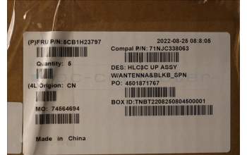 Lenovo 5CB1H23797 COVER Upper Case ASM_SPA C 82UD BL