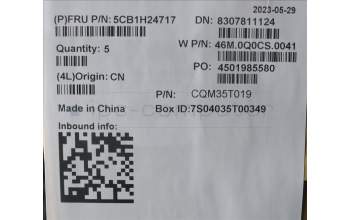 Lenovo 5CB1H24717 COVER Upper Case ASM_USA ENG W 21AT SG