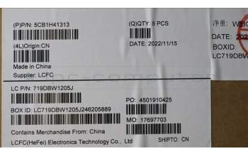 Lenovo 5CB1H41313 COVER Upper Case ASM_FRA L82RJ FP AG
