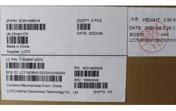 Lenovo 5CB1H56916 COVER Upper Case ASM_ITA L82RJ NFP AB BL