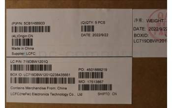 Lenovo 5CB1H56933 COVER Upper Case ASM_UKE L82RJ NFP AG