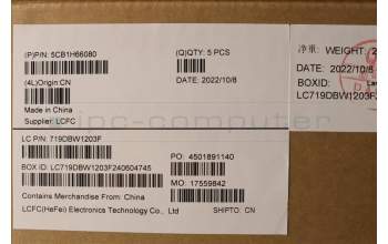 Lenovo 5CB1H66080 COVER Upper Case ASM_FRA L82RJ NFP MB BL