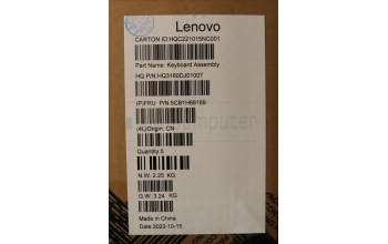 Lenovo 5CB1H68169 COVER Upper Case ASM_RUSH21CYFPARGYET