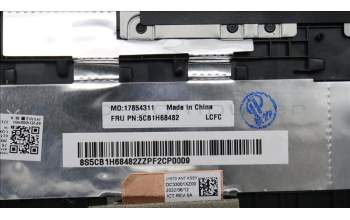 Lenovo 5CB1H68482 COVER Upper Case ASM_TC L82RD SG RGB