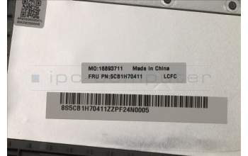 Lenovo 5CB1H70411 COVER Upper Case ASM_POR L82R4 FPCG