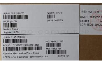 Lenovo 5CB1H70703 COVER Upper Case ASM_BUL L82R4 NFPAB