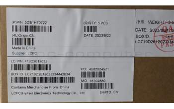 Lenovo 5CB1H70722 COVER Upper Case ASM_ARA L82R4 NFPCG