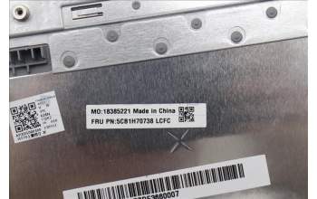 Lenovo 5CB1H70738 COVER Upper Case ASM_BUL L82R4 NFPCG