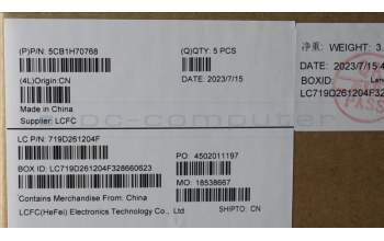 Lenovo 5CB1H70768 COVER Upper Case ASM_CZE/SLK L82R4 NFPSD