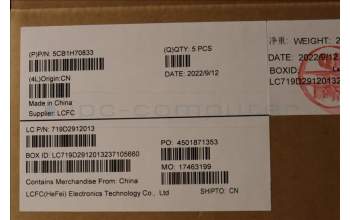 Lenovo 5CB1H70833 COVER Upper Case ASM_BEL L82SV SG