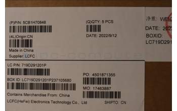 Lenovo 5CB1H70848 COVER Upper Case ASM_ITA L82SV SG