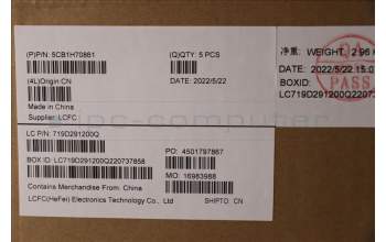 Lenovo 5CB1H70861 COVER Upper Case ASM_UKE L82SV SG