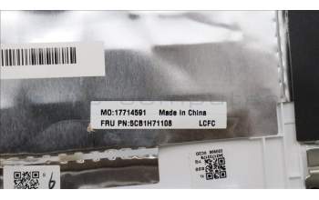 Lenovo 5CB1H71108 COVER Upper Case ASM_UKR L82RG ST W/BU