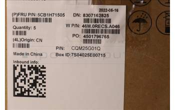 Lenovo 5CB1H71505 COVER Upper Case ASM_SPA W 82R9 SG