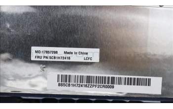 Lenovo 5CB1H72416 COVER Upper Case ASM_SPA L82RM AB_FP