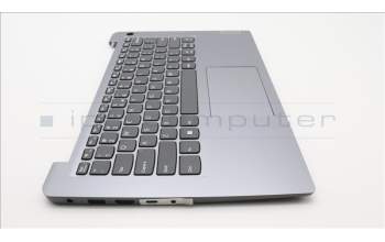 Lenovo 5CB1H72665 C-Abdeckung mit Tastatur, Englisch (US, Euro), arktisgrau, Fingerabdruckleser