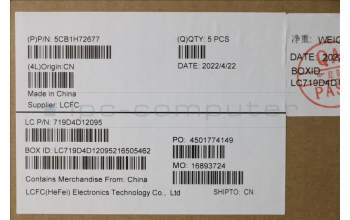 Lenovo 5CB1H72677 COVER Upper Case ASM_ENG L82RM AG_FP_BL