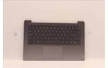 Lenovo 5CB1H72701 C-Abdeckung mit Tastatur, Englisch (GB), arktisgrau, Hintergrundbeleuchtung, Fingerabdruckleser