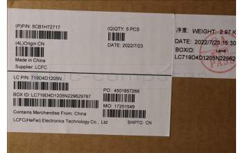 Lenovo 5CB1H72717 COVER Upper Case ASM_GER L82RM AG_NFP