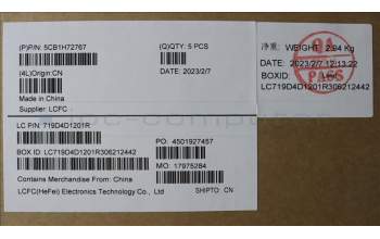 Lenovo 5CB1H72767 COVER Upper Case ASM_ENG L82RM MB_FP