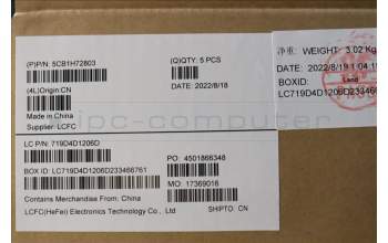 Lenovo 5CB1H72803 COVER Upper Case ASM_ENG L82RM MB_FP_BL