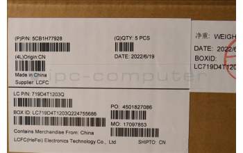 Lenovo 5CB1H77928 COVER Upper Case ASM_GRE L82RK FP AG BL