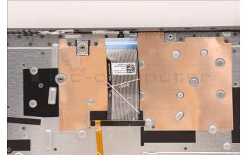 Lenovo 5CB1H77948 C-Cover with keyboard, USA English, Arctic Grey, Backlight, Fingerprint, US