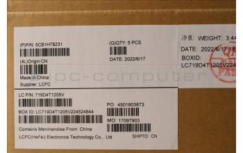 Lenovo 5CB1H78231 COVER Upper Case ASM_ENG L82RK NFP AB N