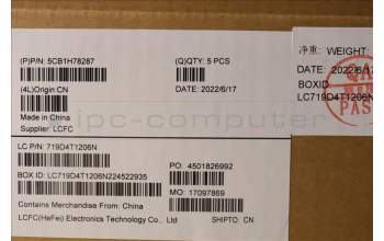 Lenovo 5CB1H78287 COVER Upper Case ASM_SWS L82RK NFP AG BL