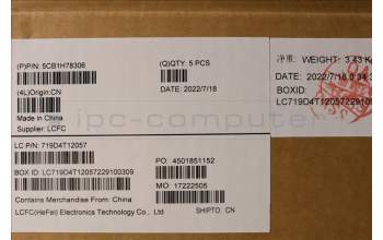 Lenovo 5CB1H78306 C-Cover with keyboard,French,Arctic Grey,Non_Fingerprint