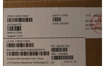 Lenovo 5CB1H78347 COVER Upper Case ASM_POR L82RK NFP MB BL