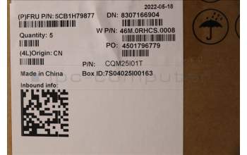 Lenovo 5CB1H79877 COVER Upper Case ASM_ENG W 82R7 SG BL