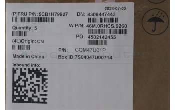 Lenovo 5CB1H79927 COVER Upper Case ASM_HUN W 82R7 SG