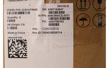 Lenovo 5CB1H79940 COVER Upper Case ASM_ENG W 82R7 CG BL